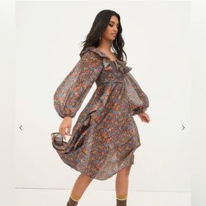 For Love & Lemons Midi Dress